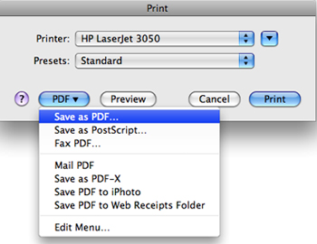 how to save word doc as pdf on mac